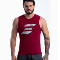Camiseta Sisa Deportiva Para Hombre Vinotinto 0506VT | Colombian Gymwear